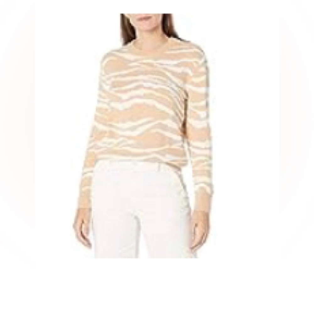Daily Ritual Women's Ultra-Soft Jacquard Crewneck Pullover Sweater small. Nwt